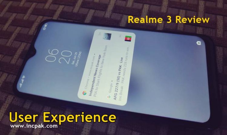 Realme 3 Review: User experience