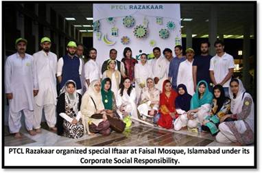 PTCL continues the tradition of community iftars across Pakistan