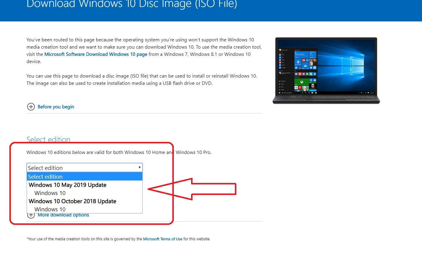 How To Download Windows 10 ISO Directly From Microsoft - INCPak