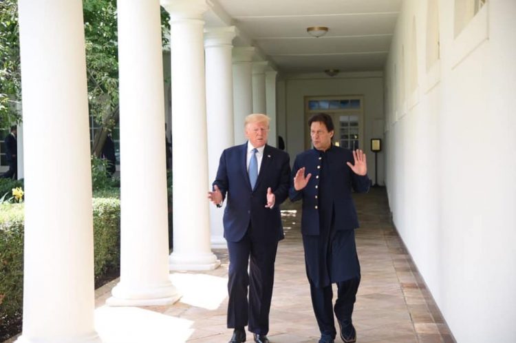 PM Imran Khan meets US President Donald Trump at White House