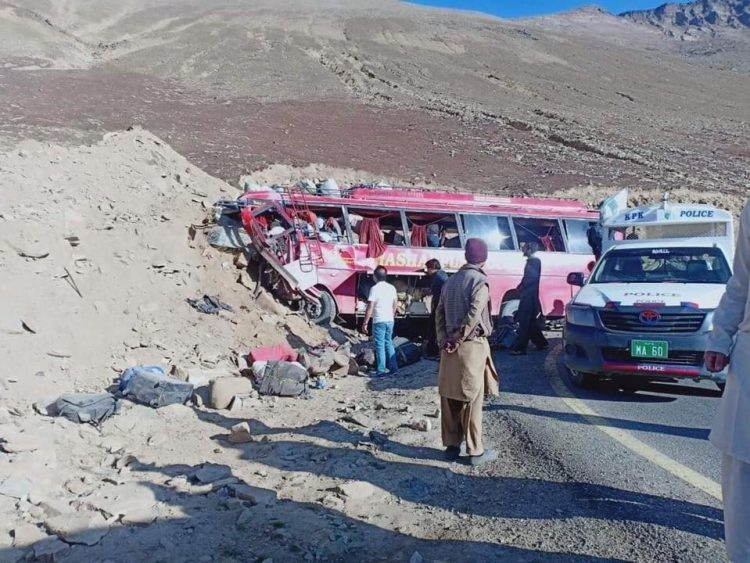 Babusar Top Bus Accident 22 dead 15 injured