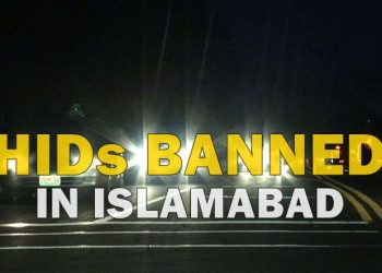 HID lights are banned in Islamabad: Section 144 imposed