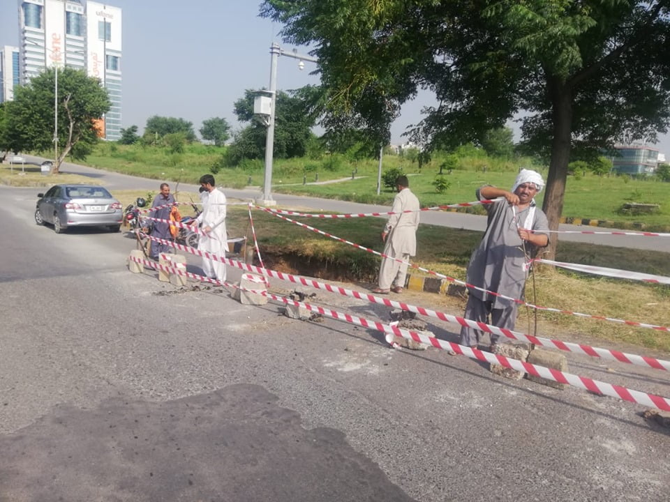 CDA starts repair and maintenance work of Nazim ul Din Road