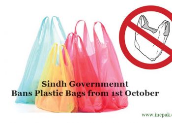 Sindh Government bans plastic bags from Oct 1