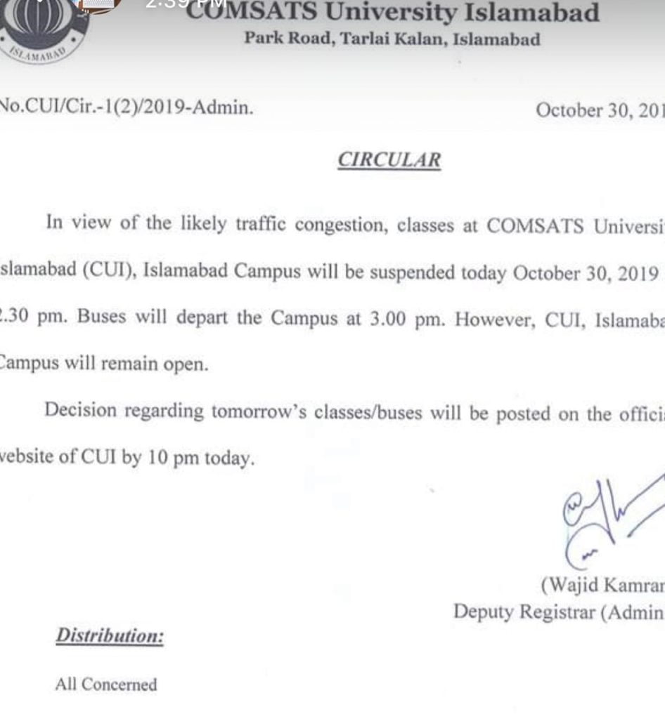 Private schools to remain closed tomorrow in Islamabad and Rawalpindi