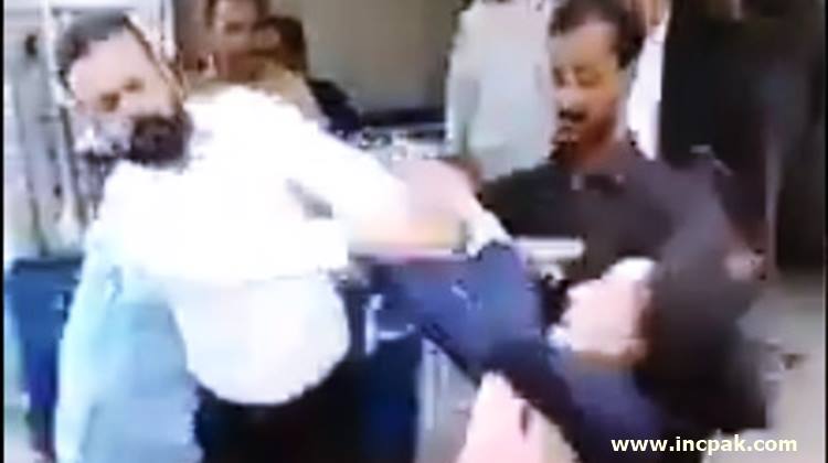 Shakargarh lawyers beating girl outside court, caught on camera