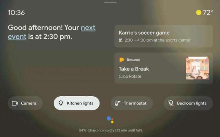 Google Assistant Ambient Mode