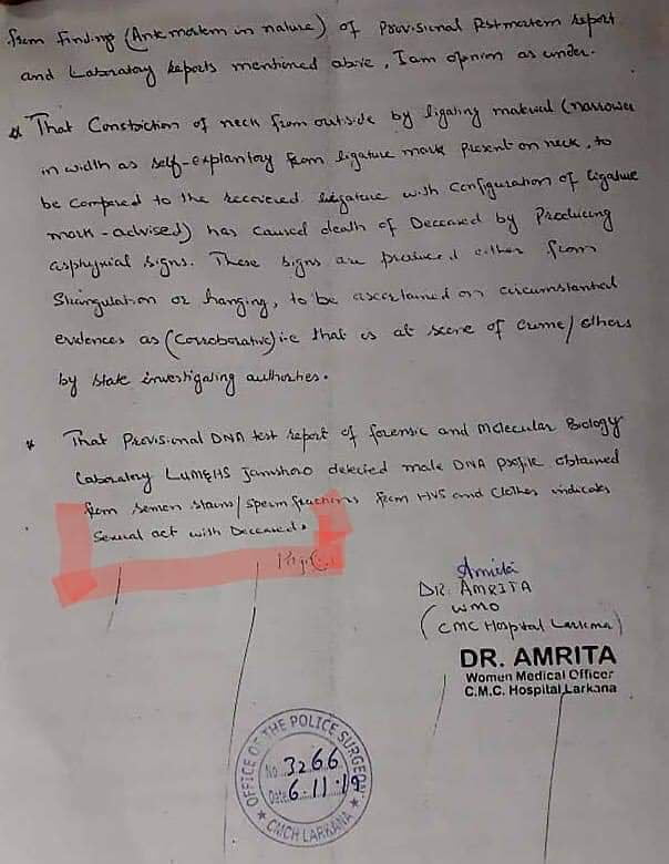 Nimrita Post-mortem report 