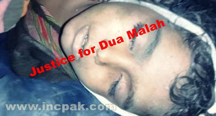 Justice For Dua Malah: Seven year old found naked and raped in Thatta