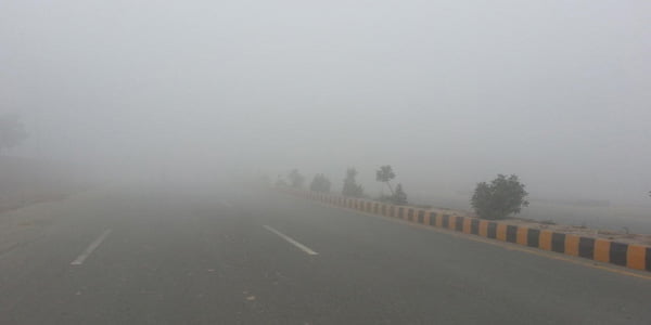 dense fog in islamabad