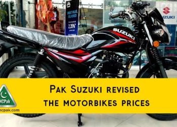 Pak Suzuki revised the motorbikes prices