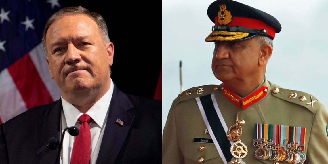 Mike Pompeo contacts COAS Bajwa Qamar