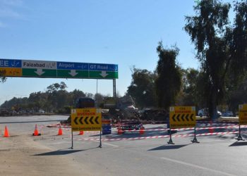 Work on G-7 & G-8 Underpass at Faisal Avenue Islamabad