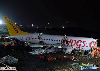 Plane Istanbul Skids Incident skidded