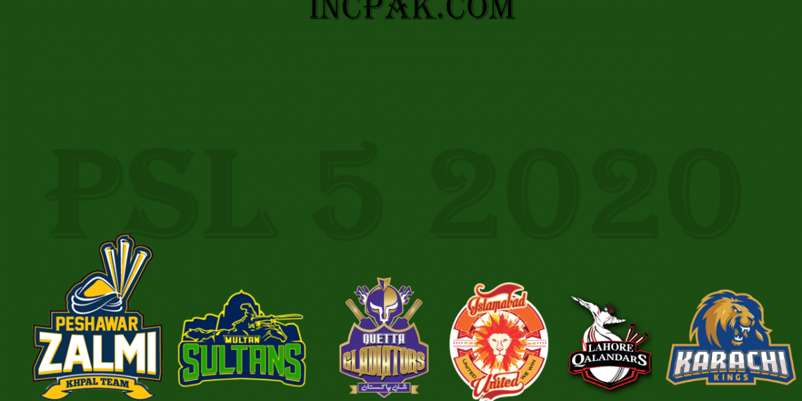 PSL 5 Schedule 2020