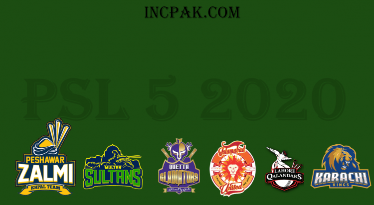 PSL 5 Schedule 2020