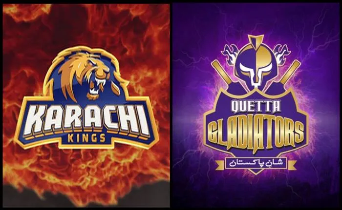 Karachi Kings VS Quetta Gladiators - Gladiators won by 5 wickets with 22 balls remaining at Karachi National Stadium.