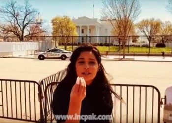 Meera jogging near White House ask for social distancing