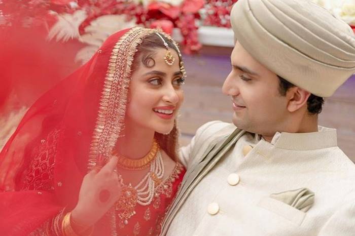 Sajal Ali Married #SaHadkiShaadi Sajal Aly Sajal Ali Ahad Raza Mir Wedding