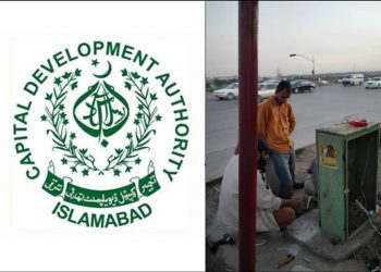 CDA installing Smart Traffic Signals at Kashmir Highway