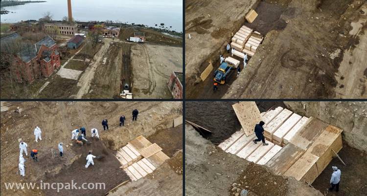 New York mass graves for coronavirus victims