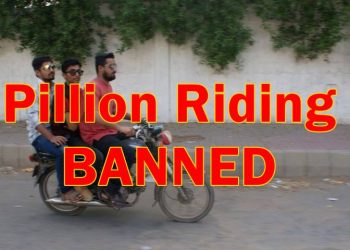 Sindh Pillion Riding Ban