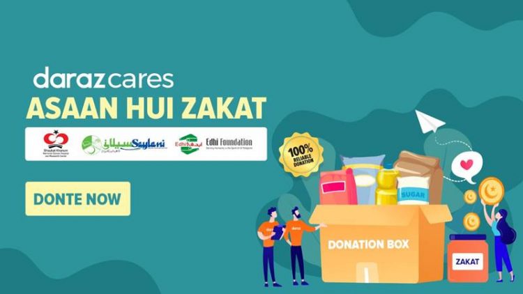 Daraz launches Asaan Hui Zakaat, Customers can donate online