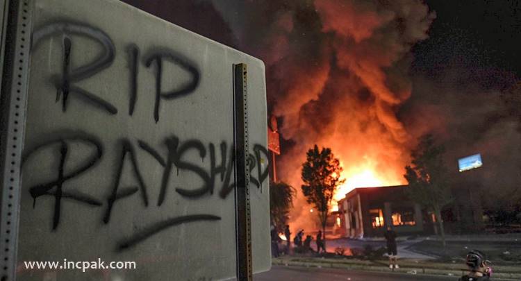 Rayshard Brooks shot by a white police officer, sparks protest in Atlanta