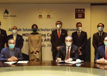 Bank Alfalah Islamic and IBA launch scholarship fund