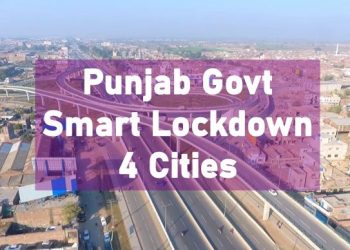 Punjab Smart lockdown, gujranwala lockdown, gujrat lockdown, sialkot lockdown