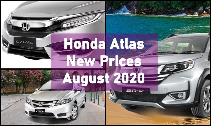 Honda Atlas Price, Honda Civic Price, Honda City Price, Honda BR-V Price