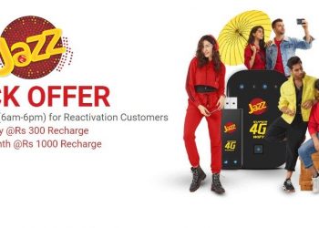 Jazz Super 4G Wifi Device Reactivation Offer Welcome Back Offer