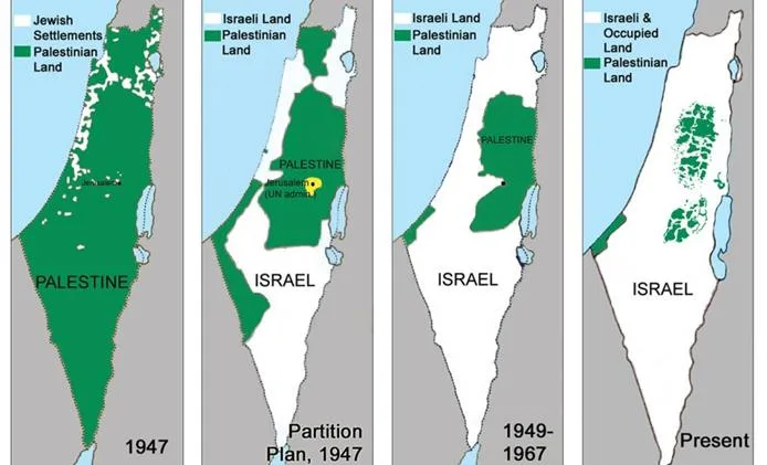 Palestine World Map