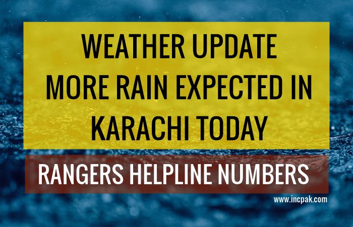 Weather Update: More rain expected in Karachi