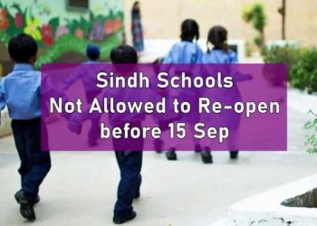 Sindh Schools, Sindh Schools reopening