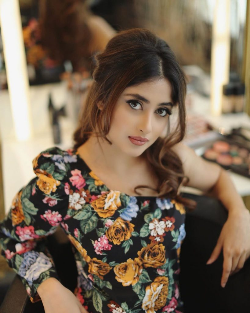 Sajal Aly posing