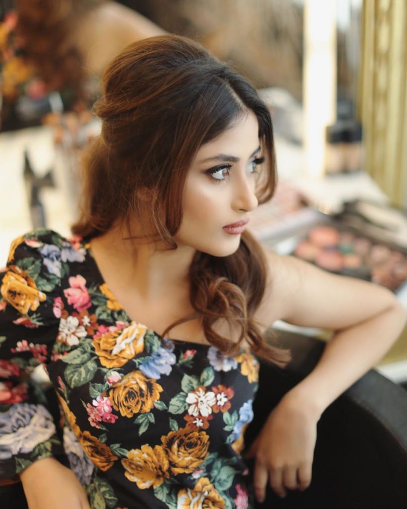 Sajal Aly posing