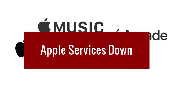 Apple Music, app store and other services are currently down - INCPak