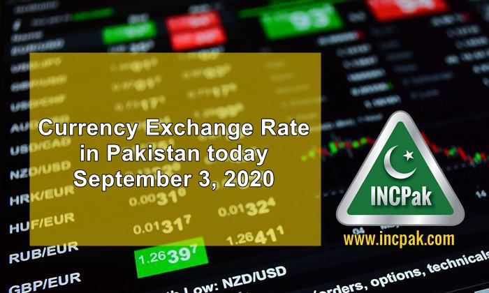 Currency Exchange Rate in Pakistan Today [3 September 2020] - INCPak