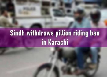 Pillion riding ban Karachi, Pillion riding, Pillion riding Karachi