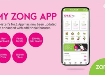 Zong 4G Improves ‘My Zong App’ User Interface