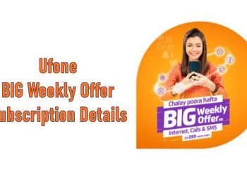 Ufone Big Weekly Offer, Ufone