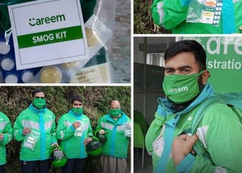 Careem distributes smog safety kits to Captains amidst Covid-19