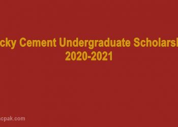 Lucky Cement Undergraduate Scholarship 2020-2021