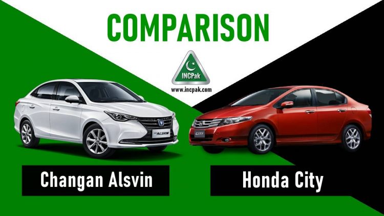 Changan Alsvin, Honda City, Changan Alsvin vs Honda City, Alsvin vs City, Comparison