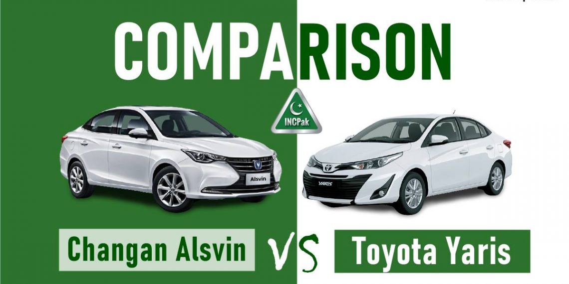 Changan Alsvin, Toyota Yaris, Changan Alsvin vs Toyota Yaris, Alsvin vs Yaris, Comparison