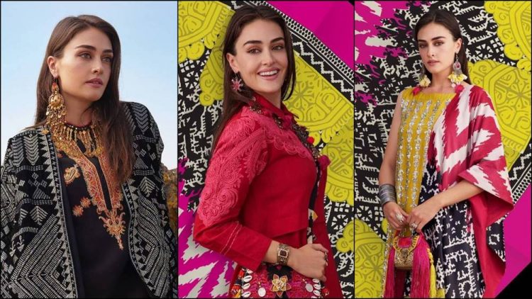 Esra Bilgic Looks Gorgeous In New Khaadi Shoot - INCPak