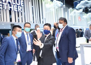 Fawad Chaudhry visits GITEX Technology Week 2020