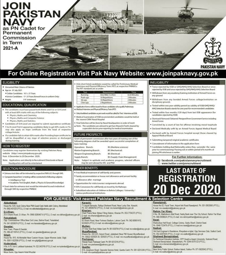 Join Pakistan Navy