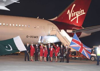 Virgin Atlantic touches down in Islamabad from Manchester